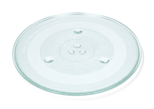 צלחת למיקרוגל 31.5 ס״מ רב־מותגית | זכוכית מסתובבת  | Candy / Kenwood / De’Longhi