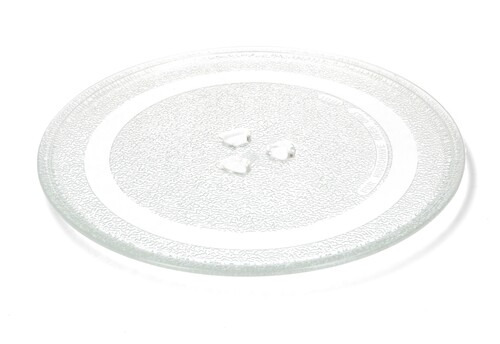 צלחת זכוכית למיקרוגל 24.5 ס"מ – רב-מותגי | UNIVERSALE | תוצרת איטליה | DE LONGHI / BEKO / BOSCH / INDESIT / LG